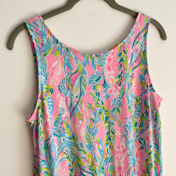 Lilly Pulitzer Kristen Ruffle Flounce Shift Dress in Unicorn of the Sea - Picture 3 of 16